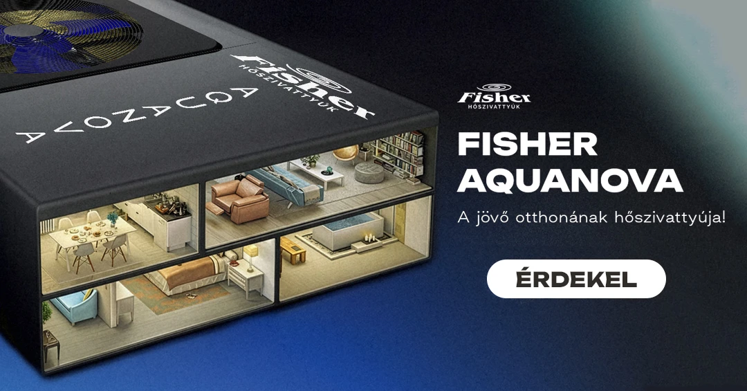 Fisher Aquanova monoblokk hőszivattyú