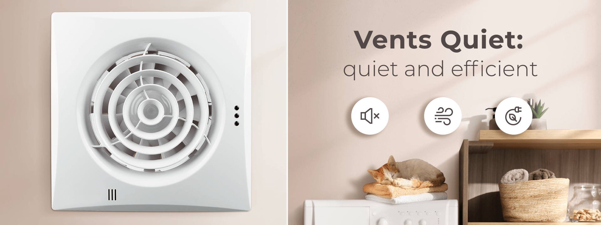 VENTS Quiet ventilator boritokep