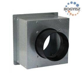   AERAULIQA PLENUM 200X200MM 1 DB Ø90 MM-ES HÁTSÓ OLDALI CSATLAKOZÁSSAL