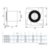Cata B-10 PLUS T/B AXIÁLIS VENTILÁTOR