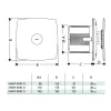 Cata X-MART 10 MATIC TIMER AXIÁLIS VENTILÁTOR