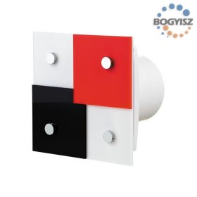 VENTS 100 DOMINO 1 T DEKORATÍV FALI AXIÁLIS VENTILÁTOR