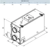 Vents VUT 250 H MINI A1 hővisszanyerős légkezelő berendezés