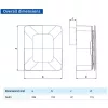 Blauberg QUBIT-E 35/60 centrifugális ventilátor