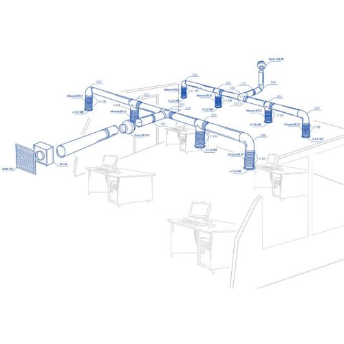 Vents DMZ 400x400 FÉM ELLENŐRZŐ ZÁRHATÓ ABLAK