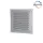 Vents MVM 200S ZN FÉM szellőzőrács HORGANYZOTT 200X200