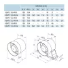 Vents 125 VKOK axiális csőventilátor