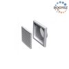 Vents MV 101 VS ABS műanyag szellőzőrács CSŐCSATLAKOZÓVAL, VÍZSZINTES RÁCSOZÁSSAL 154X154 D=100