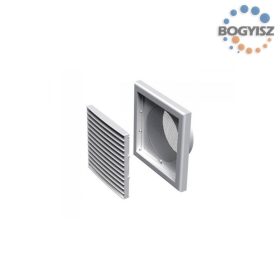   Vents MV 101 VS ABS műanyag szellőzőrács CSŐCSATLAKOZÓVAL, VÍZSZINTES RÁCSOZÁSSAL 154X154 D=100