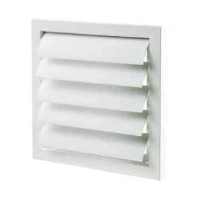   Vents GRM 200 gravitációs zsalus fém keretes szellőzőrács 116x116mm