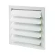 Vents GRM 350 gravitációs zsalus fém keretes szellőzőrács 266x266mm