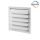 Vents GRM 450 ipari szellőzőrács, ALU KERET, műanyag LAMELLÁK 450X45