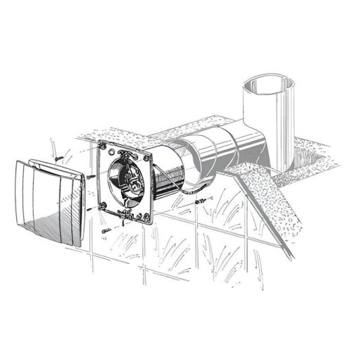Blauberg QUATRO 125 elszívó ventilátor