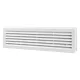 Vents MV 350 R műanyag AJTÓRÁCS SZABÁLYOZHATÓ ZSALUVAL 368X130
