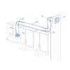 Vents DG 600x600 GIPSZKARTONBA ÉPÍTHETŐ ELLENŐRZŐ ABLAK