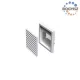Vents MV 100 VUS műanyag szellőzőrács LAPOS ÉS KÖRCSATORNA 154X154 D100-125/55X110