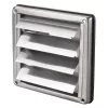 Vents MVM 150 VJ N rozsdamentes takaróelem gravitációs zsaluval 167x167mm
