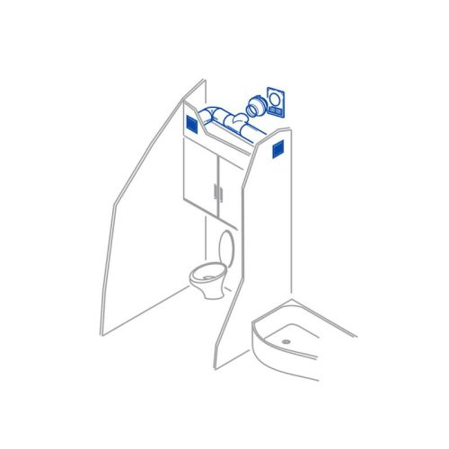 Vents MVM 102 BVS N ROZDSAMENTES ESŐVÉDŐS kerek szellőzőrács D=100