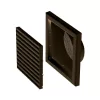 Vents MV 100 VS barna műanyag szellőzőrács csőcsatlakozóval 154x154mm