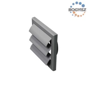   Vents MV 120 VJ szürke gravitációs zsalu csőcsatlakozó 187x187mm