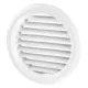 Vents MV 80 BVS kerek fehér szellőzőrács szúnyoghálóval 80mm
