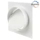 BlauPlast RVPK 125 mm csőtoldó visszacsapószeleppel ventilátorhoz