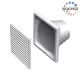 Vents MV 120 VNS műanyag szellőzőrács CSŐCSATLAKOZÓVAL 187X187