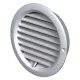 Vents MV 150 BVRD kerek szúnyoghálós szellőzőrács szabályozható zsaluval és csőcsatlakozóval