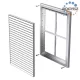 Vents MV 160S műanyag szellőzőrács 221X299