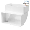 BlauPlast FKW 204x60 műanyag MEREV KÖNYÖKIDOM 204X60 mm, 90°
