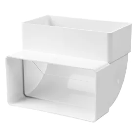   BlauPlast FKW 204x60 műanyag merev könyökidom 204x60 mm 90 fok