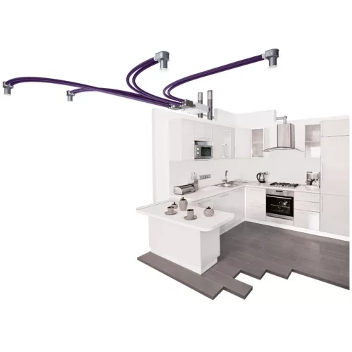 BlauPlast FKW 204x60 műanyag MEREV KÖNYÖKIDOM 204X60 mm, 90°