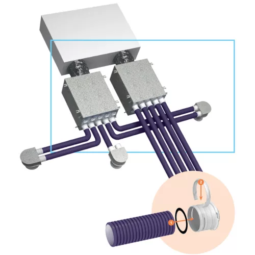 BlauPlast FK 110x55/1.5 lapos csatorna