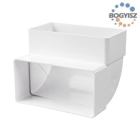   VENTS 90 FOKOS FÜGGŐLEGES KÖNYÖK LAPOSCSATORNÁHOZ D=100 50X110