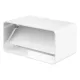 Vents 5151 P műanyag csőtoldó lapos légcsatornához visszacsapó szeleppel 55x110mm