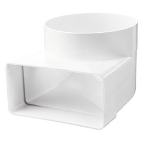   Vents 521 P 90 fokos könyök lapos és kör keresztmetszetű légcsatornákhoz 55x110/100mm