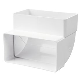   Vents 5252 P függőleges könyök 90 fokos idom lapos légcsatornához 50x110mm