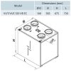 Vents VUT 350 VB EC A14 hővisszanyerős légkezelő berendezés