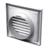 Vents MV 100 VS ABS műanyag szellőzőrács csőcsatlakozóval 154x154mm