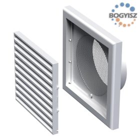   Vents MV 120 VS műanyag szellőzőrács CSŐCSATLAKOZÓVAL 187X187 D=125