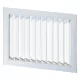 Vents NUN 400x400 mm műanyag ipari szellőzőrács