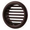 Vents MV 50/2 BVS kerek barna szellőzőrács szúnyoghálóval 50mm