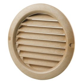   Vents MV 100 BVS kerek bükk színű szellőzőrács szúnyoghálóval 100mm