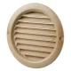 Vents MV 150 BVS kerek bükk színű szellőzőrács szúnyoghálóval 150mm