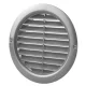 Vents MV 150 BVS kerek szürke szellőzőrács szúnyoghálóval 150mm