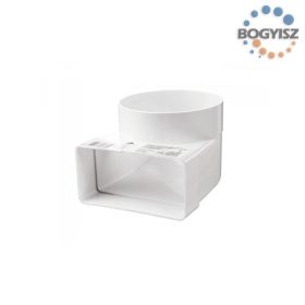   Vents 431 90 FOKOS KÖNYÖK, CSŐ-LAPOSCSATORNA 60X120 D=100 (HOSSZÚ CSONK)