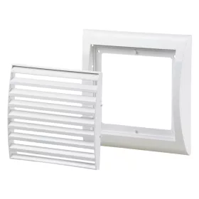 Vents MV 103S műanyag ívelt rács 156x151mm