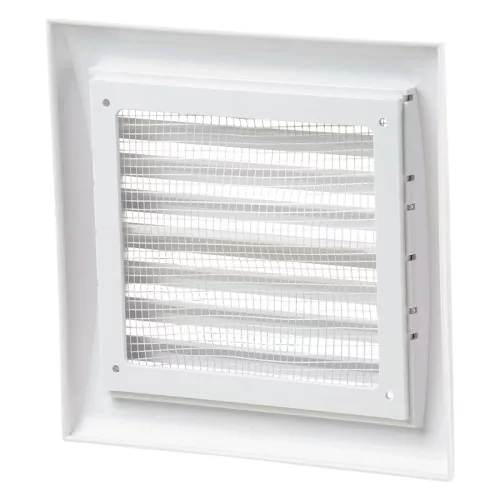 Vents MV 103S műanyag ívelt rács 156x151mm