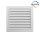 Vents MV 103 VS ÍVELT műanyag szellőzőrács CSŐCSATLAKOZÓVAL 156X151