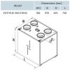 Vents VUT 350 V1B EC A14 hővisszanyerős légkezelő berendezés
